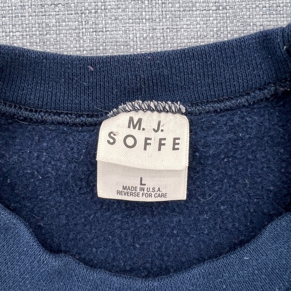 VTG 90s MJ Soffe United States Navy Mom Sweatshirt Women Large Made in USA - Picture 3 of 9